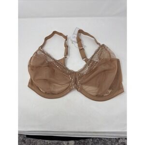 NWOT Elomi EL8900 Matilda Full Figure Underwire Plunge Bra Size US 40L - UK 40HH